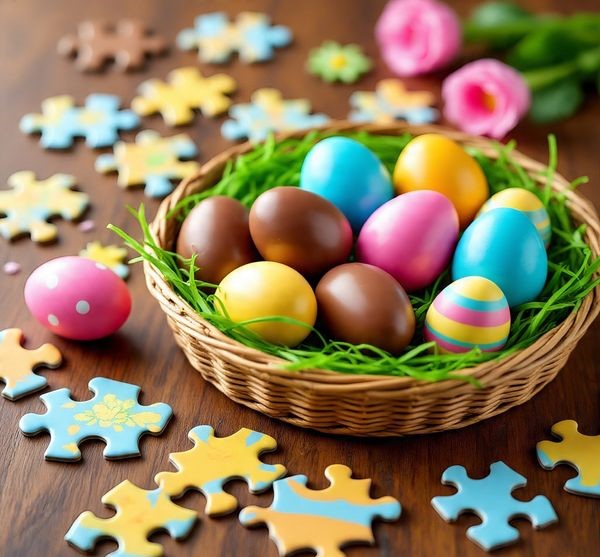Funny Easter Eggs Jigsaw